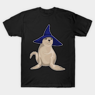 Seal Witch Hat T-Shirt